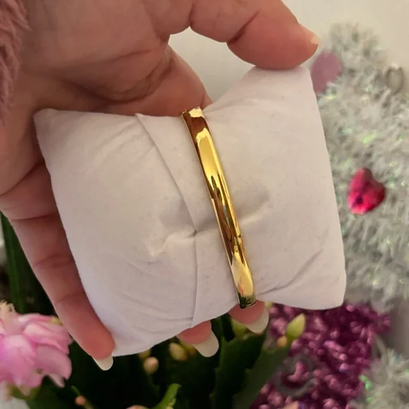 Gold Bracelet with Diamond Accents - Picture 2 of 6